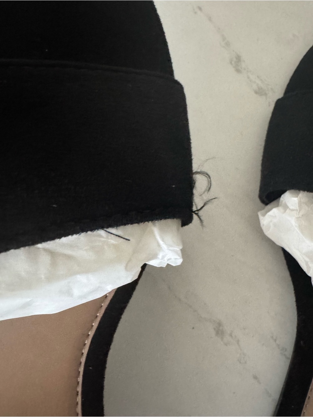 Wild Diva Lounge black suede slides - Picture 3 of 3